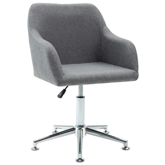 Casafoyer Swivel Dining Chair Light Gray Fabric