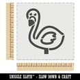 thumbnail image 2 of Peeking Flamingo DIY Cookie Wall Craft Stencil - 11.5 Inch, 2 of 5