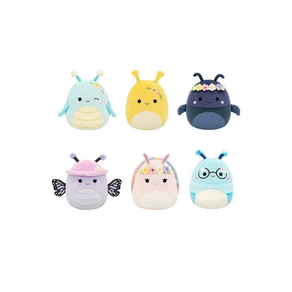 SQUISHMALLOWS FLORAL BUG 5" PLUSH Set of 6