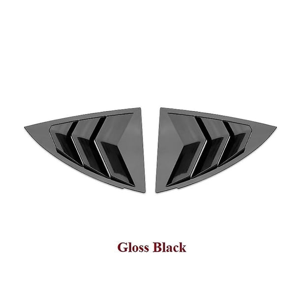 For Tesla Model Y Side Window Spoiler Splitter Cover Trim Louver Rear Triangle Window Shade Car Window Sunshade 2019-2022