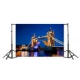 thumbnail image 3 of ABPHOTO 7x5t Photography Backdrop London Tower Bridge Night Scene European Architecture Photo Background Backdrops, 3 of 4