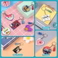 thumbnail image 4 of AMERTEER Keychain Blank Kit 200Pcs Acrylic Clear Blanks Keychain with 50Pcs Blanks 50Pcs Rings 50Pcs Jump Rings 50Pcs Tassels for DIY Keychain Pendant Crafting, 4 of 10
