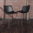 thumbnail image 6 of Walker Edison Bar Stool, Black, Set of 2, 6 of 14