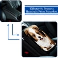 thumbnail image 5 of Pixel Dog Soft Printed Furry Car Armrest Pad Cover Mat - 12.5x8.2 Inch, Comfortable Armrest Accessory, 5 of 6