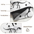 thumbnail image 6 of Area Rug for Living Room, Dinosaur Fossils Non-Slip Indoor Large Carpet for Bedroom/Dining Room, White Black Ancient Animals Washable Low-Profile Rectangle Floor Runner Rugs - 5 x 7 Ft, 6 of 8