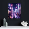 thumbnail image 4 of Nawypu Neon Art and College Posters College Dorm Room Decorations, Cool Posters for Guys, Trippy Neon Room Decor, Asian Art, Neon Posters for Rooms Framed, 4 of 4