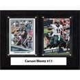 thumbnail image 1 of C&I Collectables 68WENTZ NFL 6"X8" Carson Wentz Philadelphia Eagles Two Card Plaque, 1 of 1