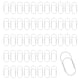 thumbnail image 1 of Clips sujetapapeles jumbo blancos Pocoxll de 50 piezas, 5 cm, 1 of 5