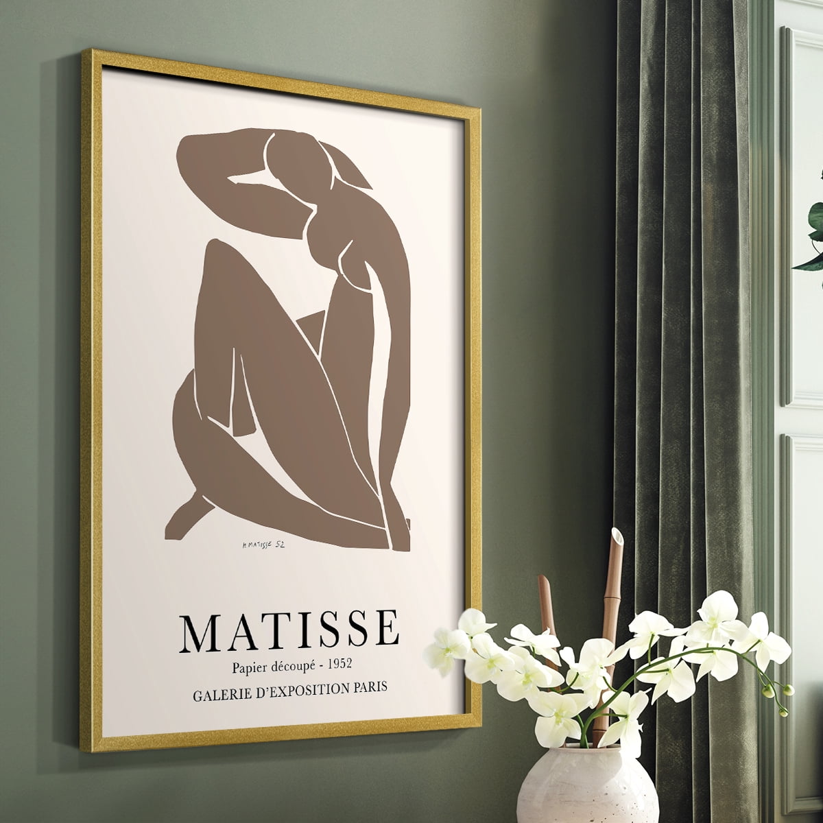 Matisse CCVI in Solid Wood 8 x 10 Framed Print