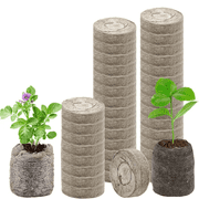 30mm Seed Starter Peat Pellets Pods for Seedlings- Compressed Seed Starting Pellets Seed Starter Pods, Seed Starter Pellets Soil Pods for Garden Planting Herb Flower Vegetables (50 Pcs )