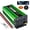 Green, variant on 3000W 6000W Peak Pure Sine Wave Power Inverter 12V DC to 110V AC Converter, 60Hz/50Hz, 4 AC Outlets   USB, LCD Display, Remote Control for Car, RV, Camping & Home Backup Blue