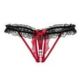 thumbnail image 6 of Bigersell Womens Cotton Underwear Clearance Breathable Underwear Women Bikini Panty Style P-891 Polyester Bikini Panties No Show Thongs Ladies Briefs High Waist Women's Panties Red XL, 6 of 8
