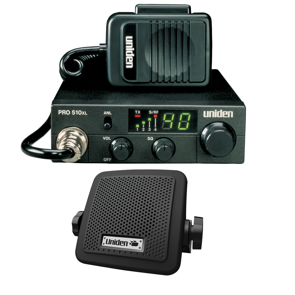 Uniden PRO510XL 40Channel Compact CB Radio & BC7 Accessory CB/Scanner