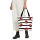 thumbnail image 3 of Balery Ladybugs on Black and White Striped1 Bolsa de Hombro con Diseño, Bolsa Grande y Duradera, Bolsa Versátil para Compras, 3 of 4