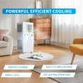 thumbnail image 4 of 2025 Summer New Portable Air Conditioner 8000 BTU, 4-in-1 Portable AC with Fan, Dehumidifier & Sleep Mode, Portable Floor AC Units for Room Cooling Up to 350sq.ft, 4 of 7