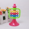 thumbnail image 2 of Mini Trumpet Toys Plastic Sound Music Instruments Educational Toys for Children For 3-6 years, 2 of 8