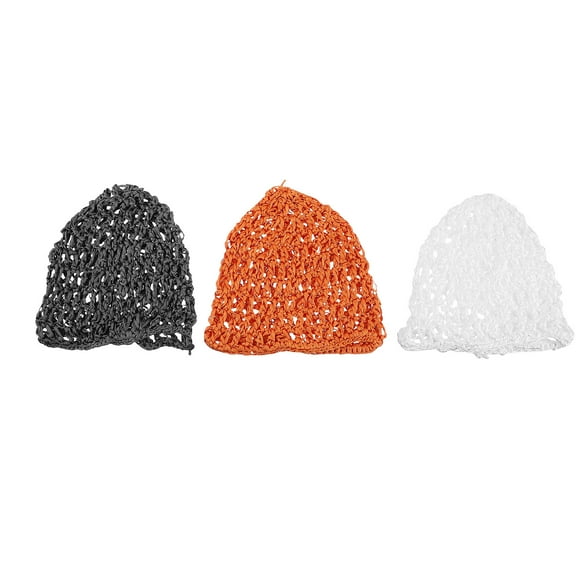 Monyance Crochet Hair Net Men's Crochet Hair Net Cap Set - 3pcs(9.06X7.87X0.2Inches)