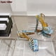 thumbnail image 3 of Summer New Water Platform Open Toe High Heels Sexy Thick Heel Buckle Strap Sandals Fashion Party Banquet Dress Women'S Shoes 44, 3 of 5
