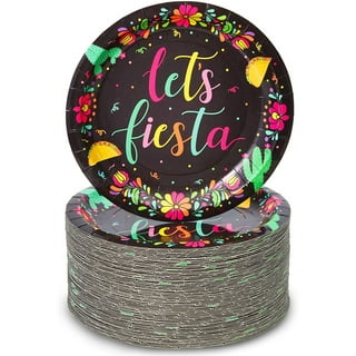  CC HOME Mexican Fiesta Party Themed Party Supplies Pack Cinco  De Mayo Party Decorations Party Pack - Serves 16 - Includes Mexican Fiesta  Party Plates Cups Napkins : Home & Kitchen