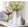 thumbnail image 3 of Artificial Baby Breath Flowers with 175 Flower Heads 5 Bouquets Fake Gypsophila Silk Flowers for Home Indoor Outdoor Wedding Party Floral Arrangement Table Vase Decoration (Champagne), 3 of 5