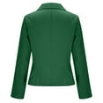 thumbnail image 5 of Fengactive Women's Cropped Open Front Cardigan Blazer Business Casual Long Sleeve Suit Jacket Short Office Blazer Coat, 5 of 9