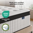 thumbnail image 6 of Sweetland 12 inch Queen Mattress in a Box, Hybrid Memory Foam & Individually Pocketed Springs,Medium Firm, Motion Isolation & Pressure Relief, 6 of 10