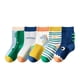 thumbnail image 1 of 5 pares de calcetines unisex para bebé, calcetines cálidos de algodón antideslizantes, calcetines con patrón de dibujos animados para niños pequeños L para 6-8 años, 1 of 5