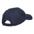 thumbnail image 4 of Canada with Maple Leaf Embroidered Low Cap - Navy OSFM, 4 of 5