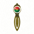 thumbnail image 1 of Burkina Faso National Flag Football Bookmark Retro Office Label Page Marker, 1 of 4