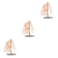 thumbnail image 3 of Decodeary Exquisite Tree Decoration - Good Wishes And Meaningful Home Or Office Ornament Safe Tree Desktop Pink 3Set, 3 of 6