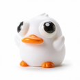 thumbnail image 2 of Squishy Duck Stress Toy with Popping Eyes and Slow Rising Foam, White with Orange Beak, for Kids and Adults, Toy, 2 of 3