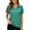 A-Green, variant on Women's Quick Dry Polos Shirt, Lightweight Breathable Performance Polos, Short Sleeve UPF 50+ Outdoor Golf 1/4 Zip Shirt