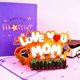 thumbnail image 3 of Tarjetas de Felicitación 3D Pop UP para el Día del Padre y la madre, tarjeta de flor de Rosa, regalo de amor, mamá y papá, tarjetas postales de Pascua, nuevo, 3 of 4