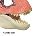 thumbnail image 2 of Máscara Dinosaurio Látex Natural Dinosaurio Raptor para Niños ( ) Rojo Negro, 2 of 5