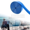 thumbnail image 2 of Lijie Correa de vinilo para silla, correas de repuesto para muebles, fácil de instalar, 2 pulgadas, color café,Blue, 2 of 6