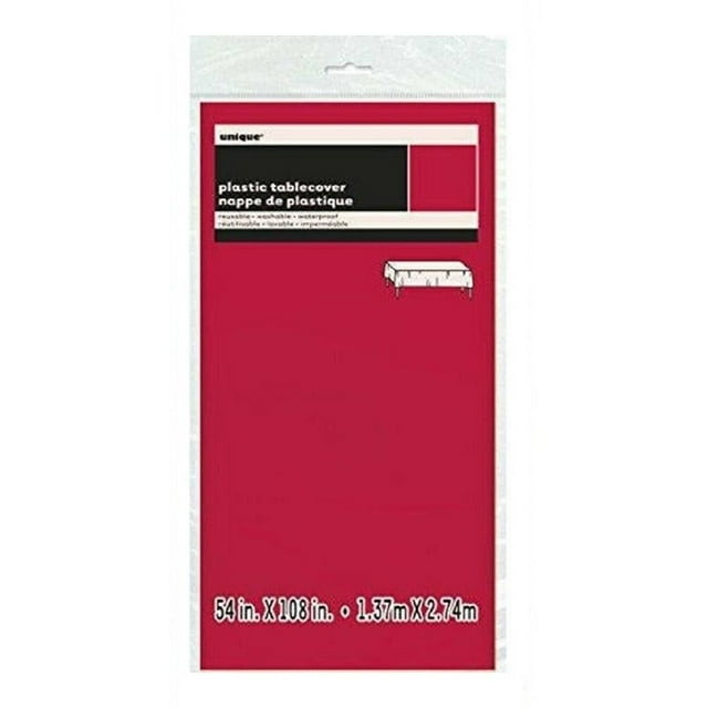 Mantel de Plástico Dparty Rojo 1 Pieza
