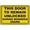 Warning Sign 2, variant on This Gate Must Be Kept Locked Sign 8"x12", Aluminum Tin Warning Signs for Home Outdoor Garden, Weatherproof Security Sign for Entrance