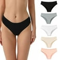 thumbnail image 3 of Xmarks Women's Seamless Underwear Bikini Panties No Show Low Rise Breathable Hipster Panty S-2XL, 3 of 8