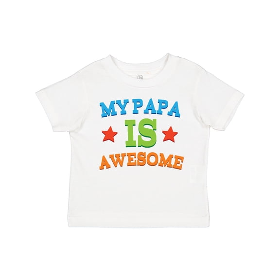 Inktastic My Papa is Awesome Boys or Girls Toddler T-Shirt