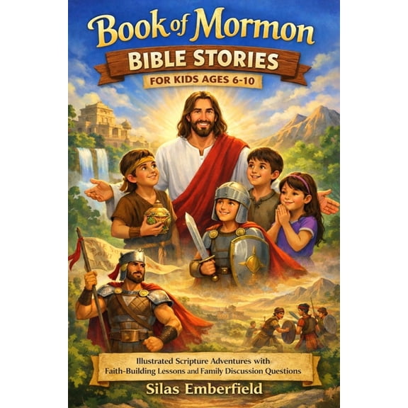 Book of Mormon Bible Stories for Kids Ages 6-10: Illustrated Scripture Adventures with Faith-Building Lessons and Family, (Paperback)