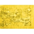 thumbnail image 1 of Ahgly Company Indoor Rectangle Abstract Yellow Contemporary Area Rugs, 3' x 5', 1 of 4