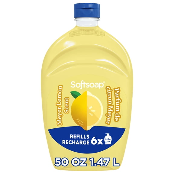 Softsoap Limited Edition Liquid Hand Soap Refill, Meyer Lemon, 50 Fluid Ounce Bottle