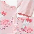 thumbnail image 4 of Kiijoy Toddler Girls Long Sleeve Cotton T Shirt Animal Print Crew Neck T-Shirt, Sizes 2-3, 4 of 8