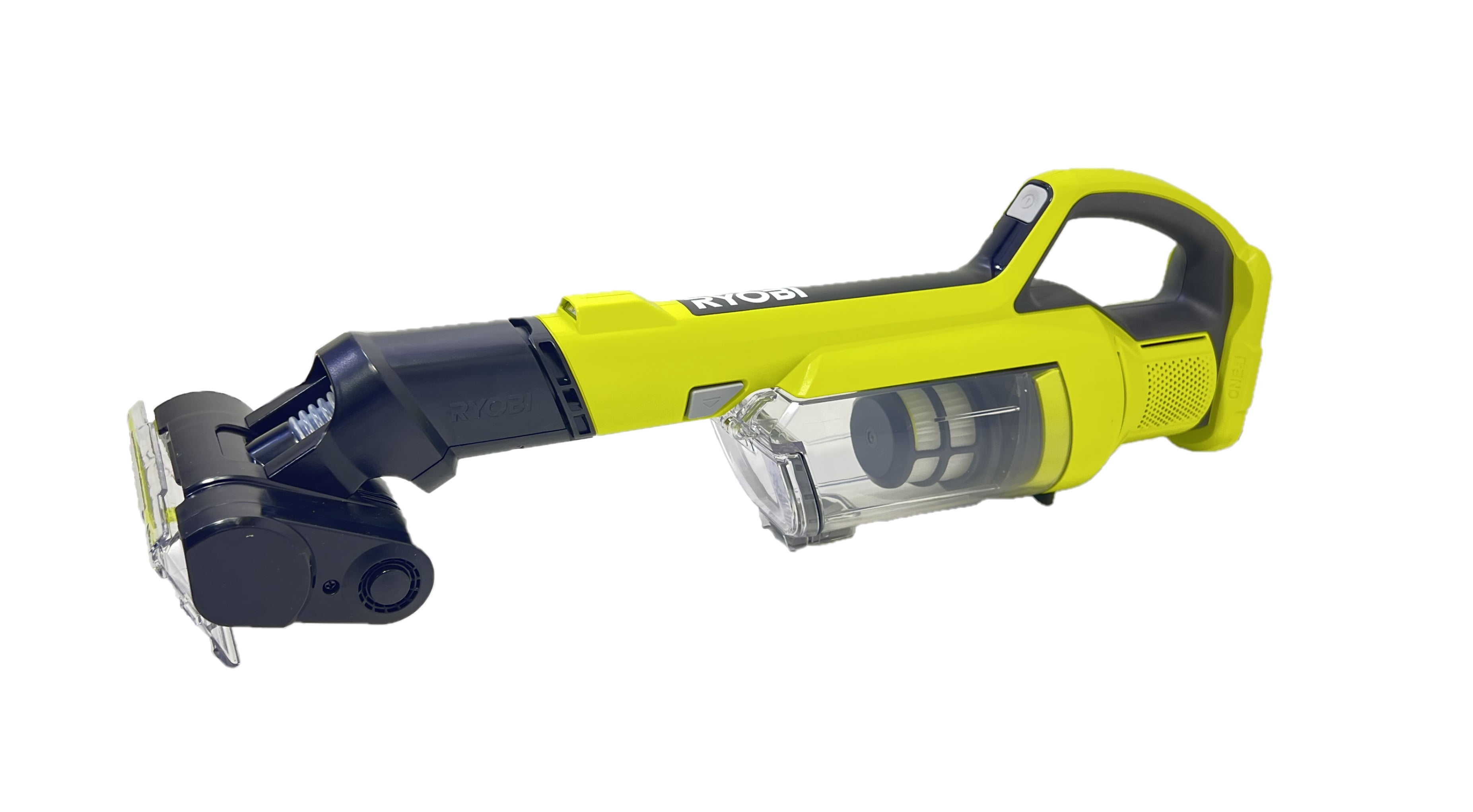 RYOBI 18V Cordless Hand Vacuum with Powered Brush PCL700B with 18V Cordless Wet/Dry Hand Vacuum PCL702B (Tools Only)