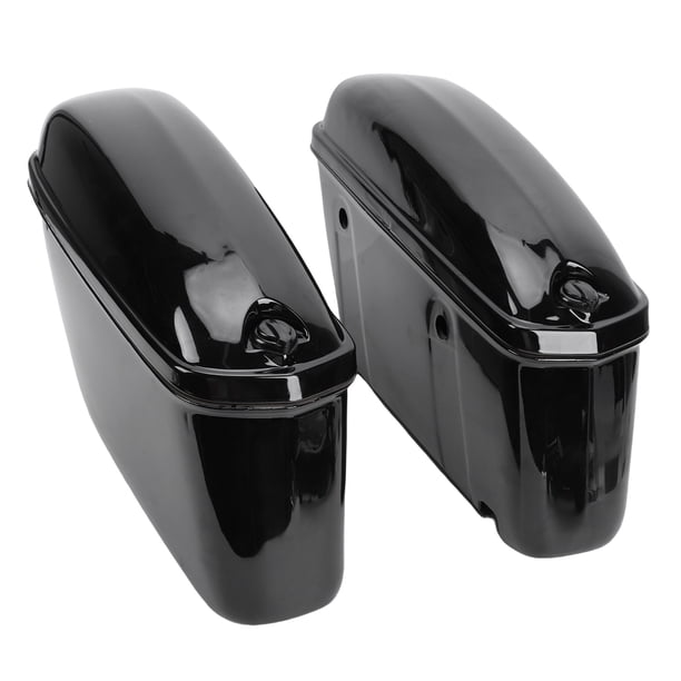 Alforjas Laterales Duras Para Motocicleta, Caja Lateral, Caja De Almacenamiento De Equipaje Para Maletero De 22L Con Cerradura Y Kit De Montaje De Repuesto Para