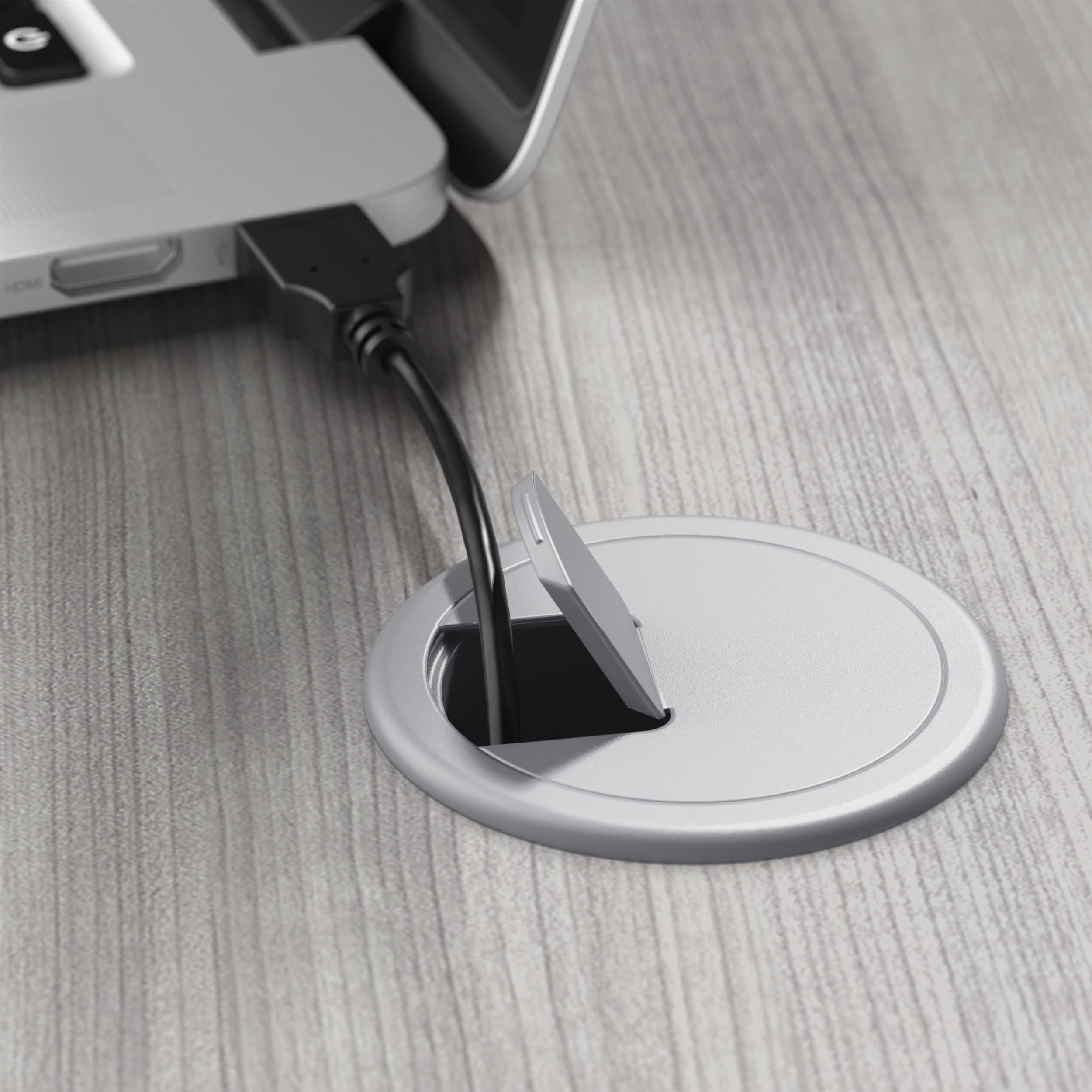 Move 40 Series 72W Adjustable Standing Desk in Platinum Gray - Engineered Wood