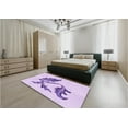 thumbnail image 4 of Ahgly Company Indoor Rectangle Patterned Tyrian Purple Area Rugs, 4' x 6', 4 of 6