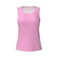 thumbnail image 4 of Haiem Rose Red Workout Tank Tops for Women, Athletic Sports Slim-Fit Tank Tops, Compression Sleeveless Dry Fit Shirts,Athletic Shirt-X-Large, 4 of 9