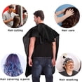 thumbnail image 5 of Capa de peluquero, capa impermeable para corte de pelo de salón, capa de corte de pelo con escote elástico, 5 of 5