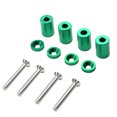thumbnail image 1 of Alloy Bonnet Spacer Riser Kits For All Engine Swap Green, 1 of 8